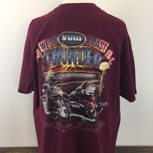 West Coast Thunder Memorial Day Bike Run T Shirt